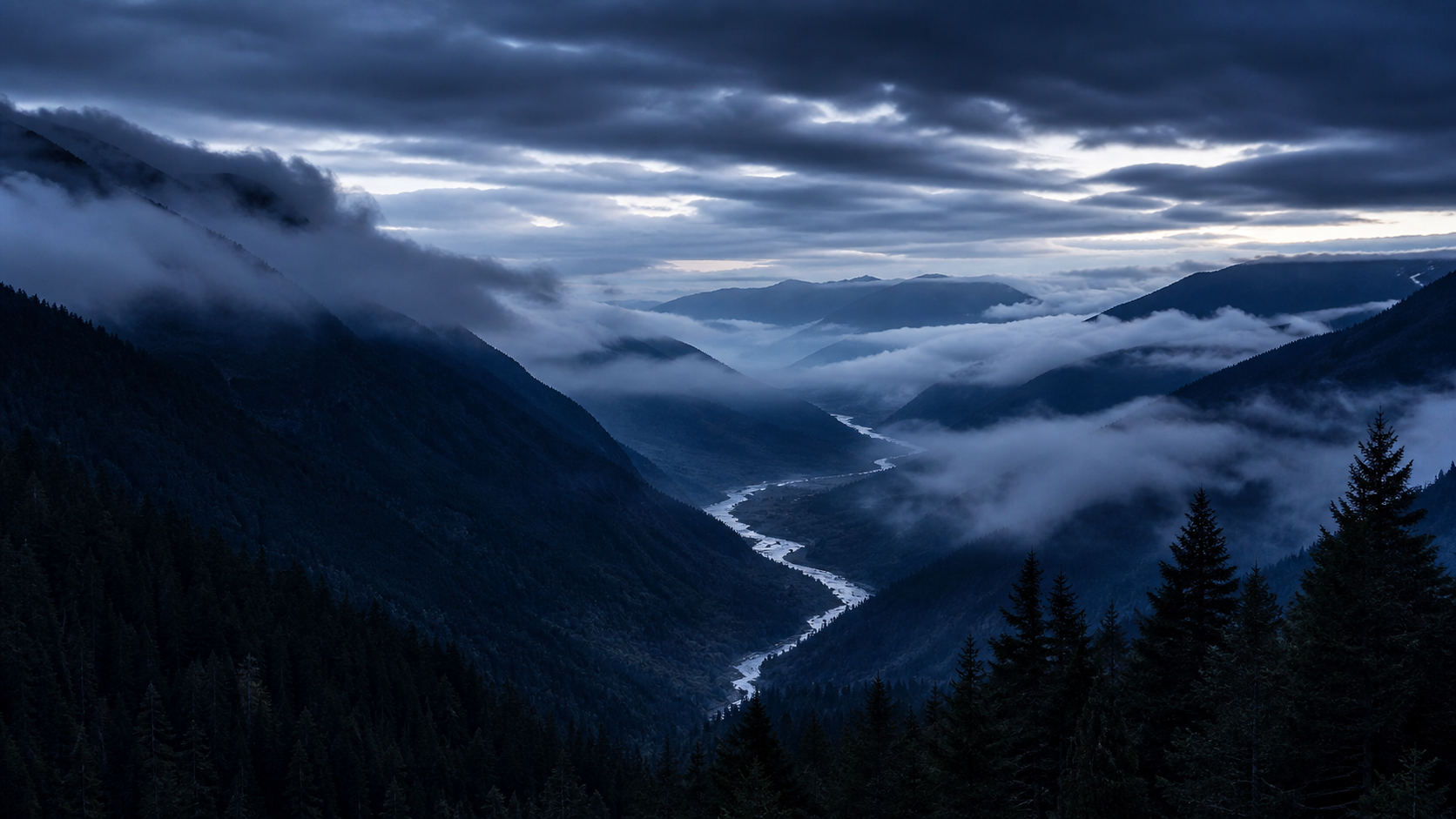 Paisaje Estético Oscuro AI Resultado de aviso de foto 5