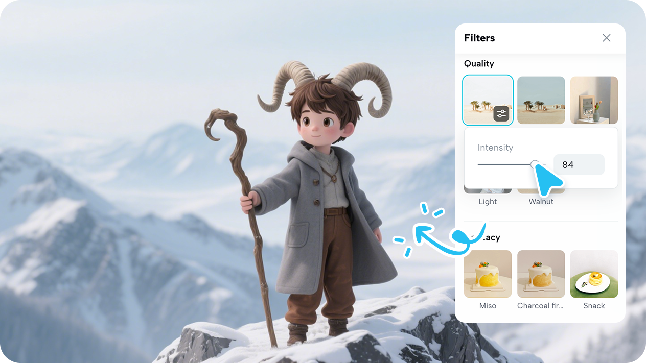 Editing zodiac sign cartoon