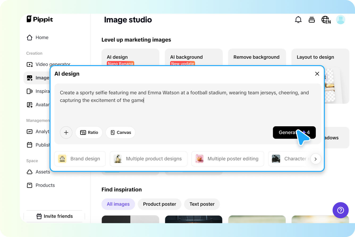 สร้างภาพเซลฟี่กับคนดัง