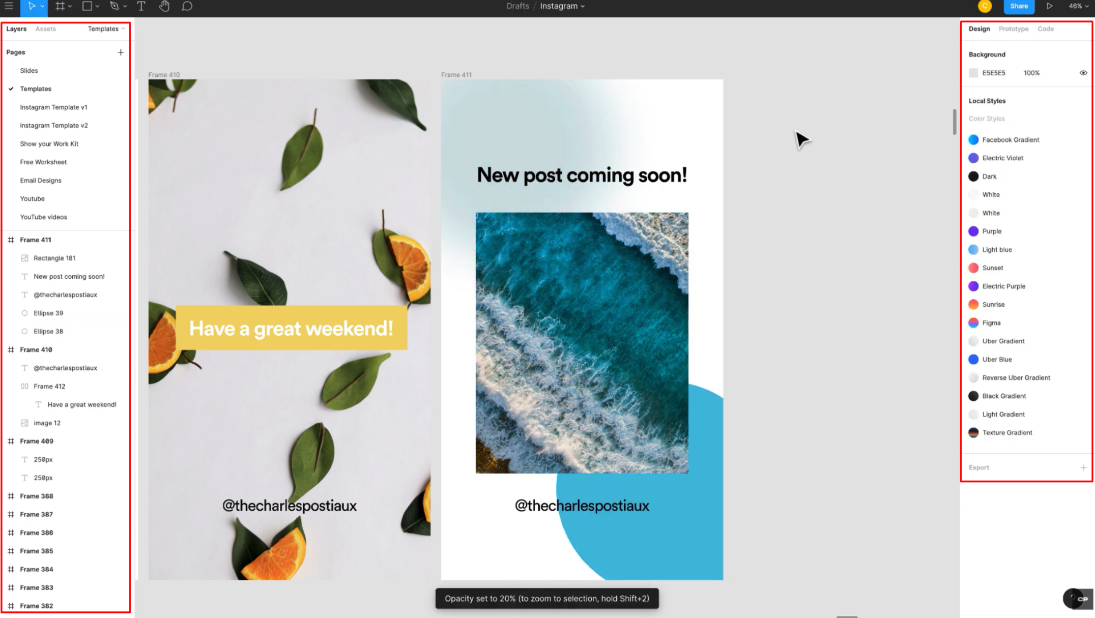 Designing a custom layout in Figma 