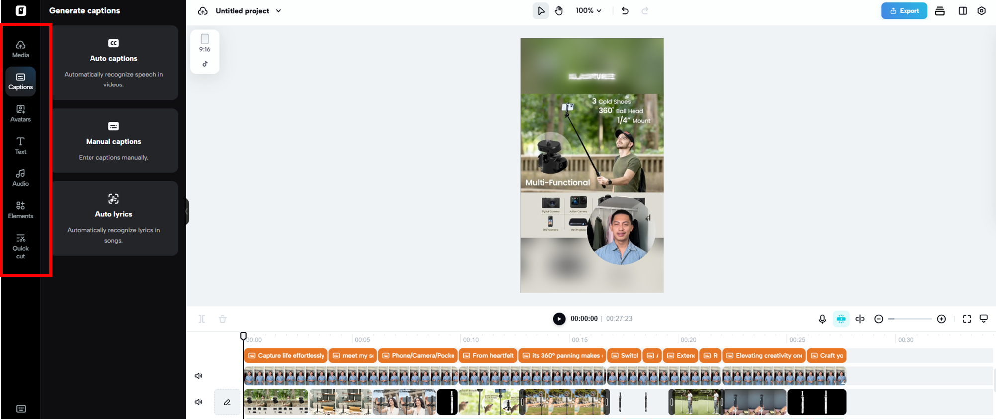 Edit and refine your video
