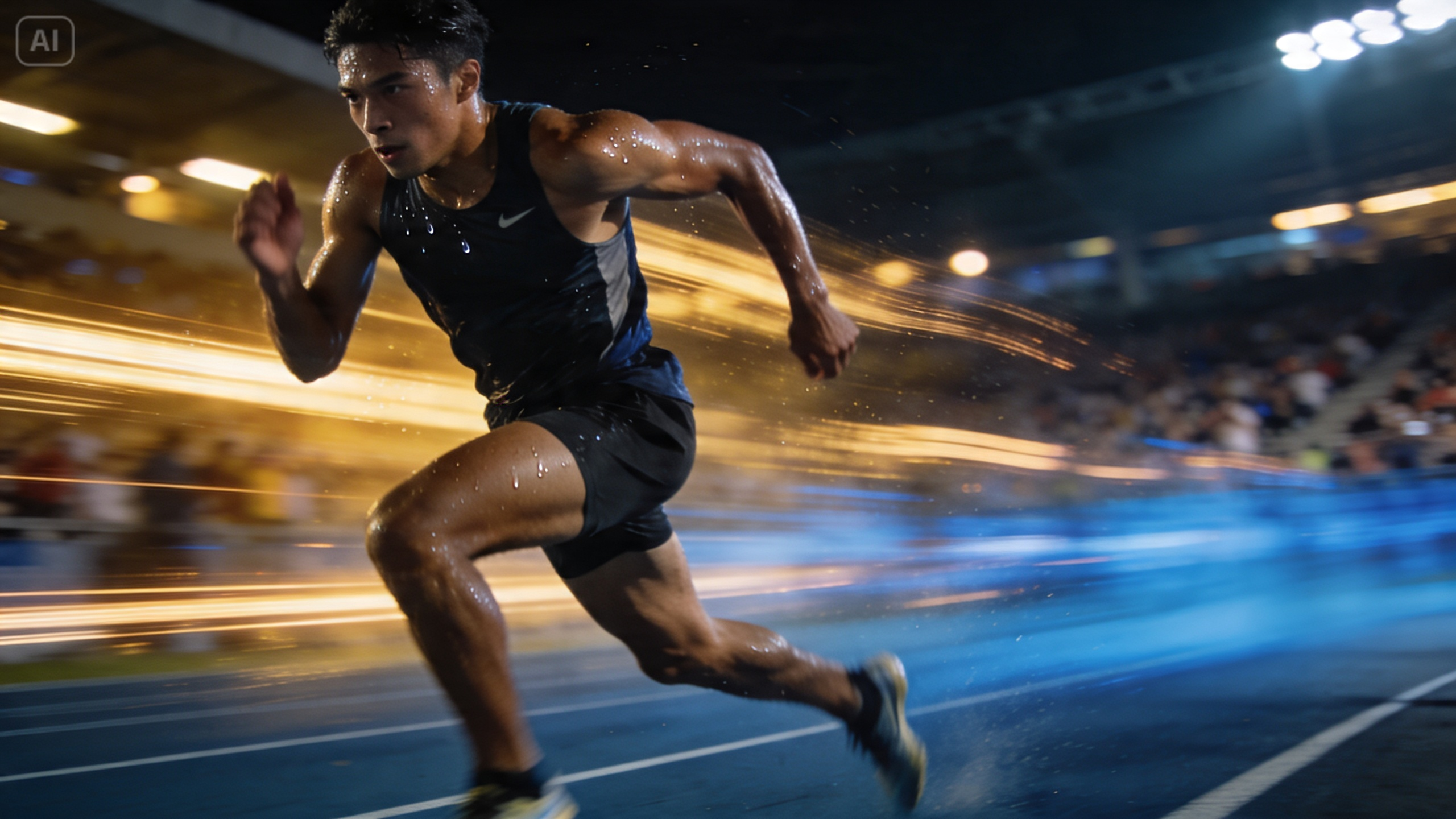 Desfoque de movimento esportivo