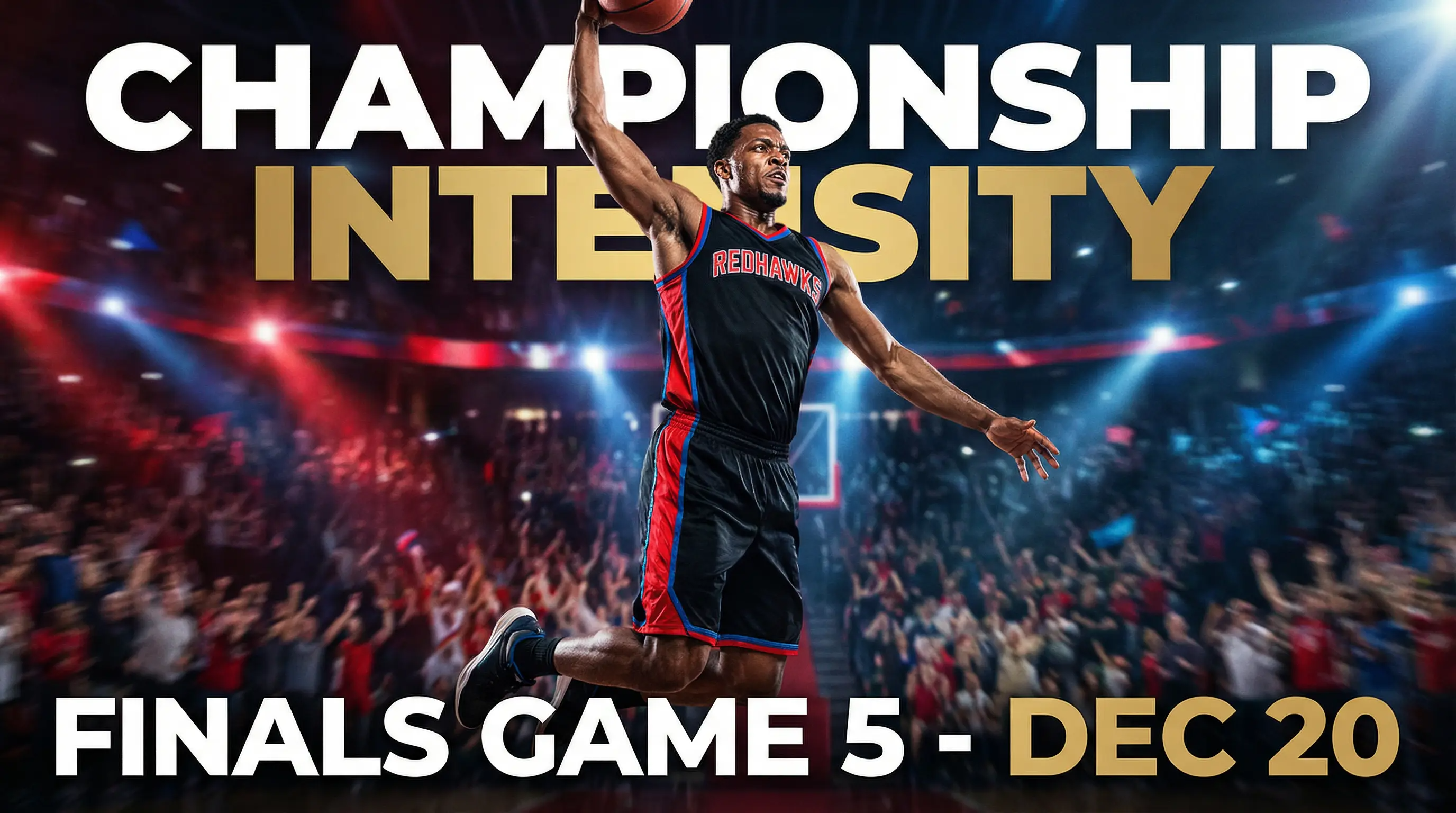 NBA-inspired basketball poster with a professional athlete