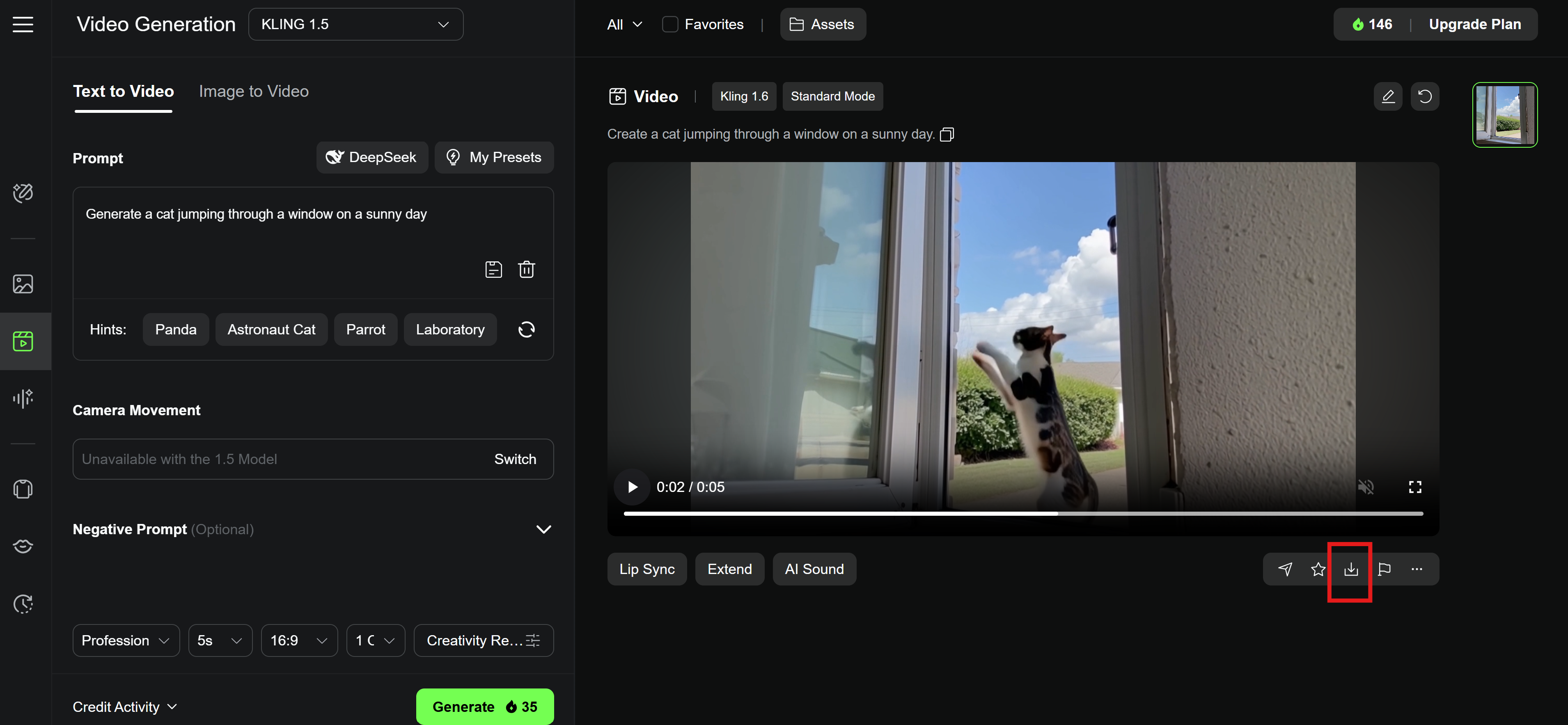 Kling video