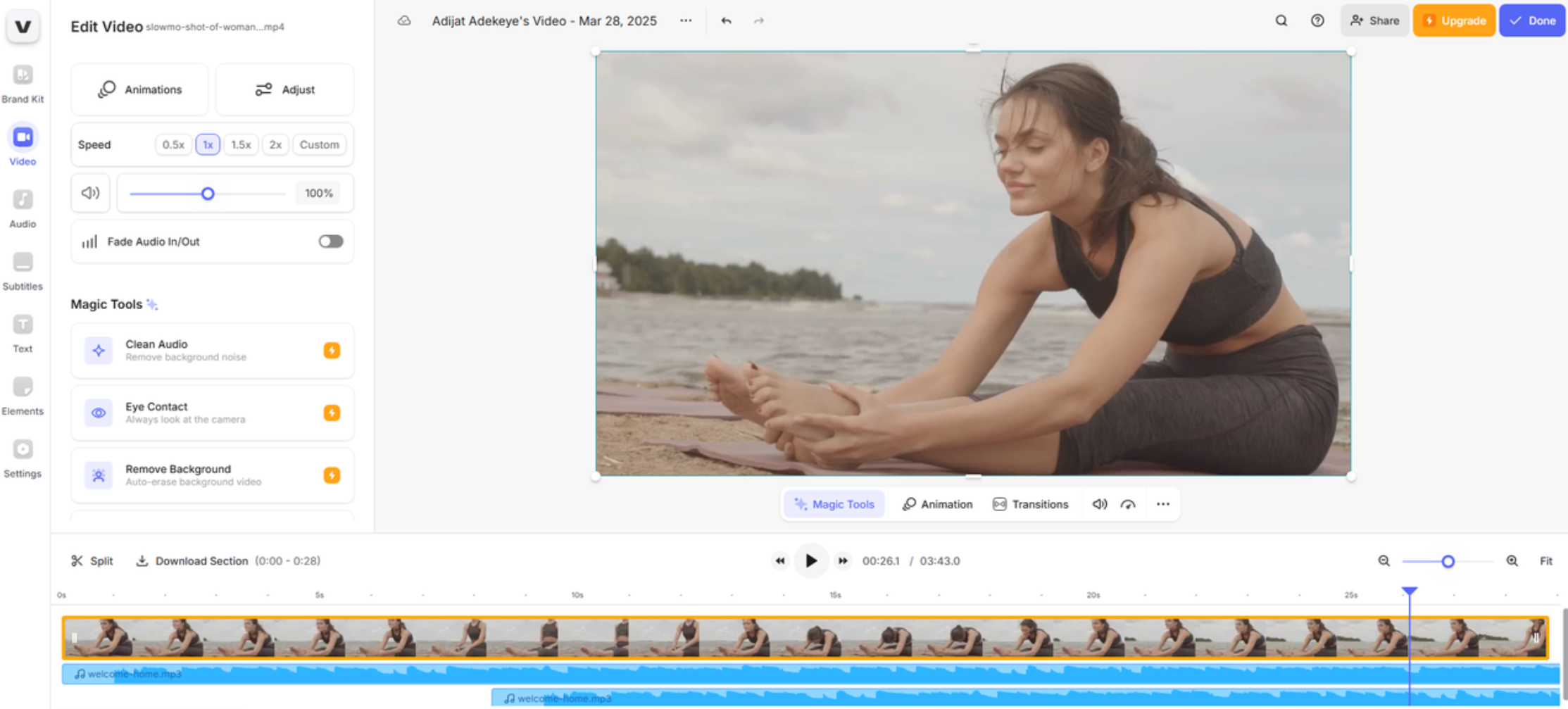 photo video app song