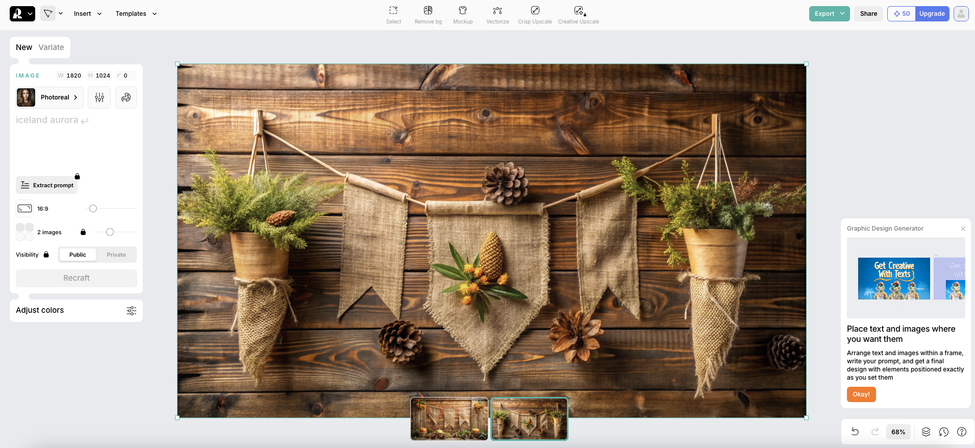 Trabalhos Twitch banner generator: