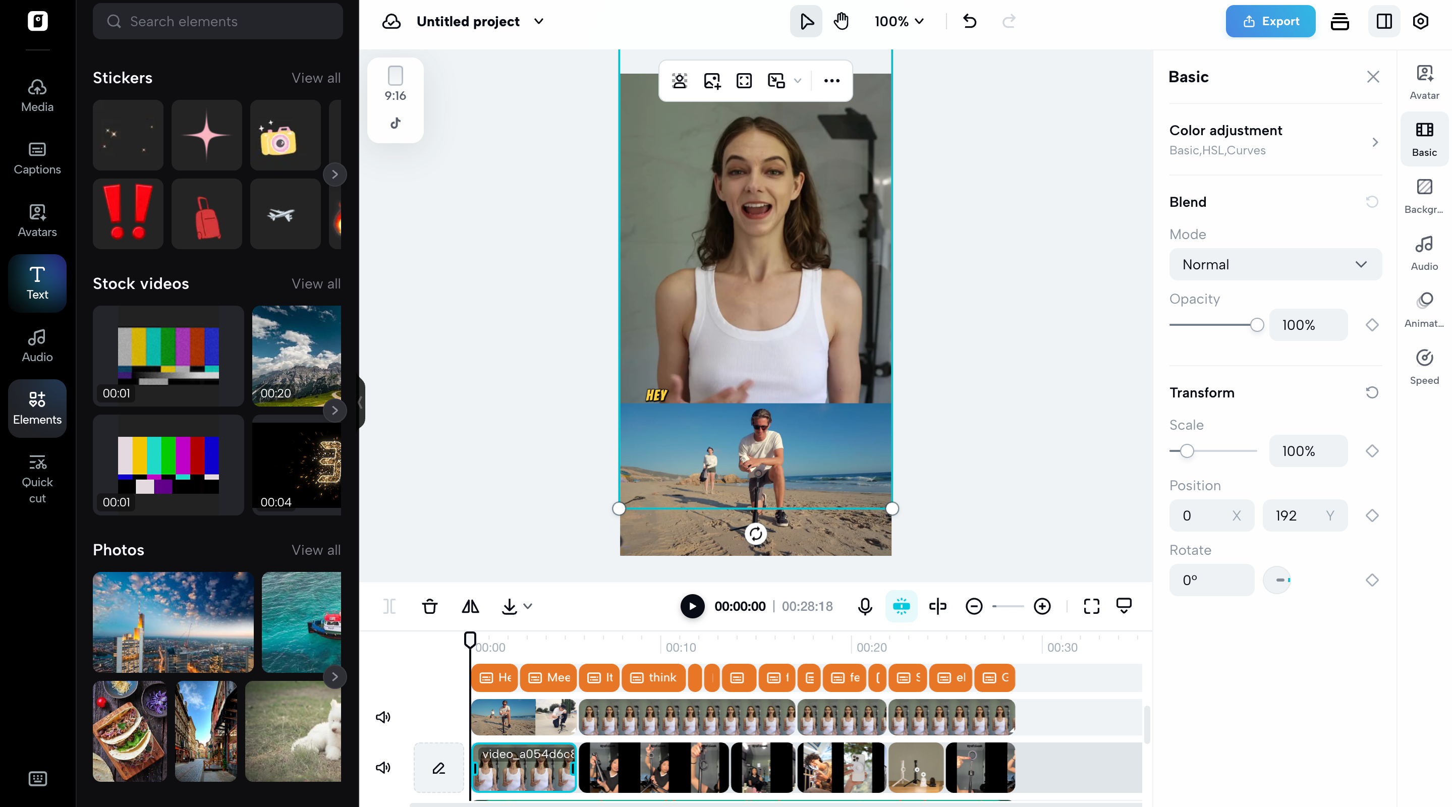 Further refine your video