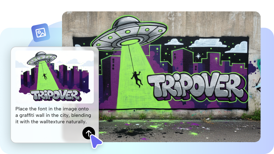 Chat to image AI generator tool