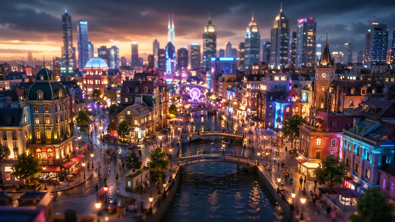 CG City Tour AI Prompt step two generated options