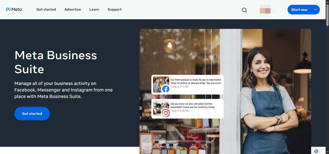 Getting started with Meta Business Suite
