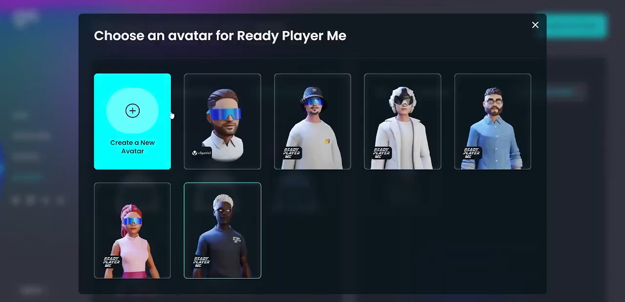 Using Ready Player Me for creating AI avatars