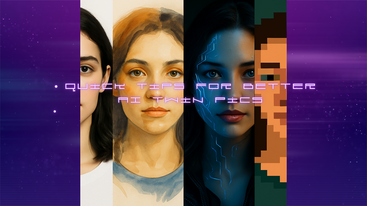 Proven ways to improve AI twin pic output