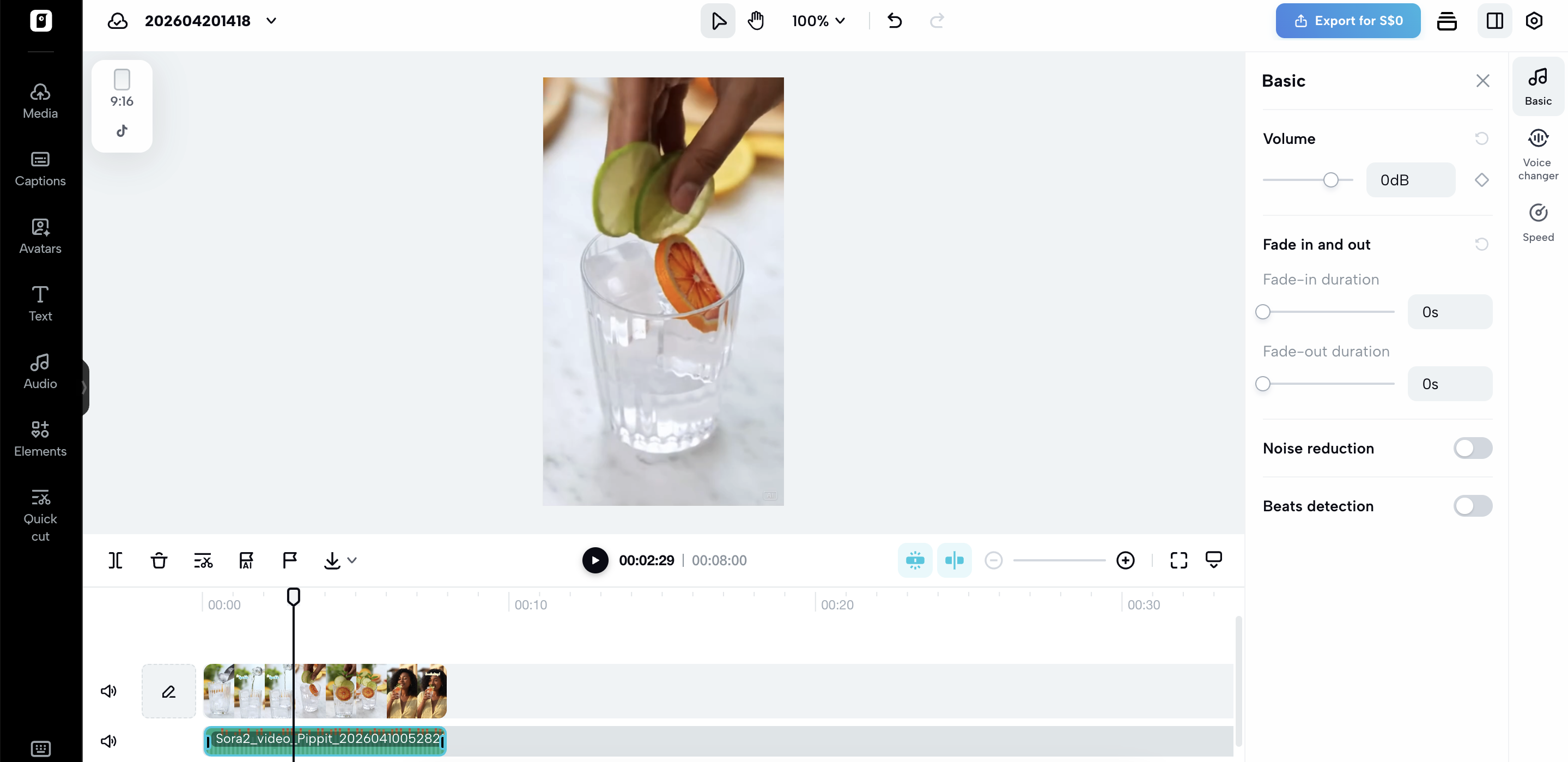 Edit your audio and video