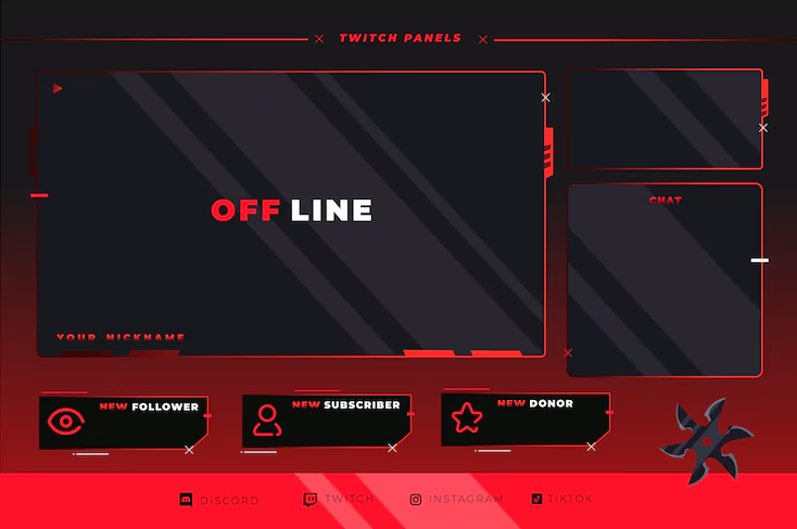 Twitch overlay example