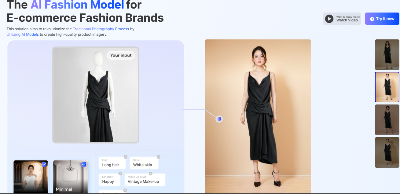 Modeli.ai models for clothing