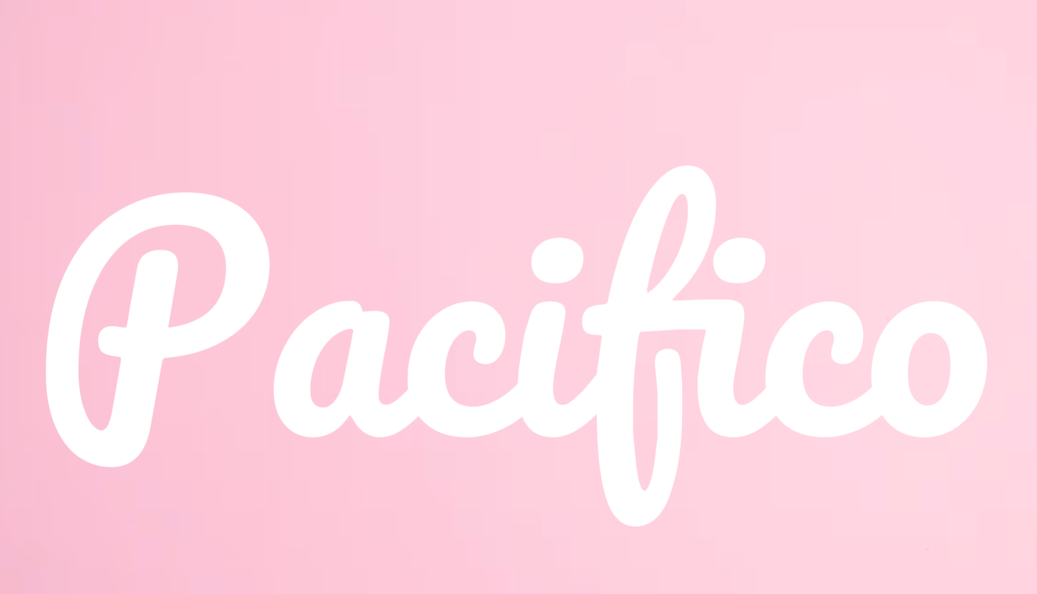 Pacifico font