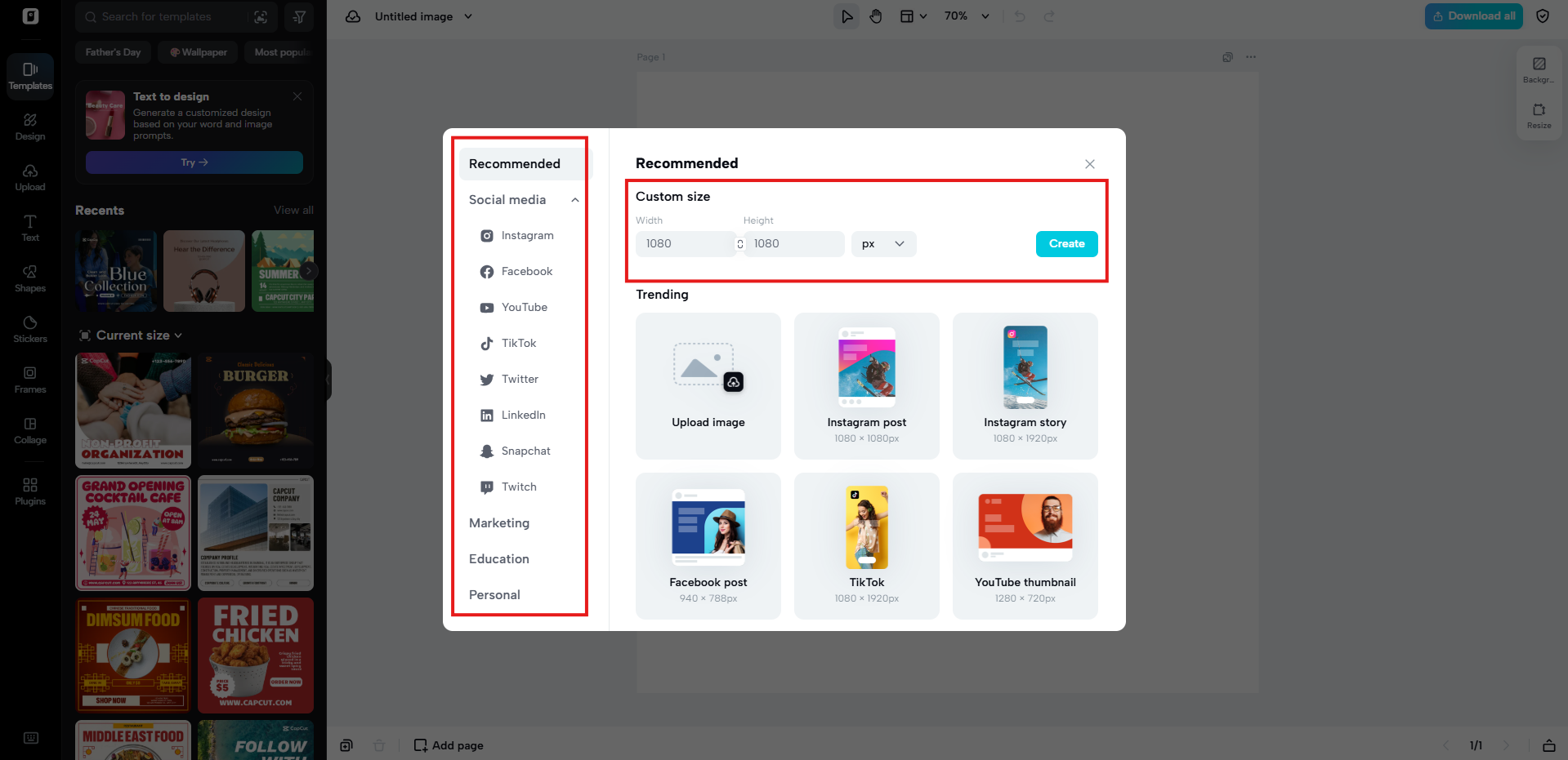 Auto adjusted formats