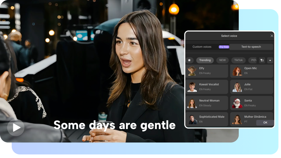 Compatible with multiple languages and voice styles