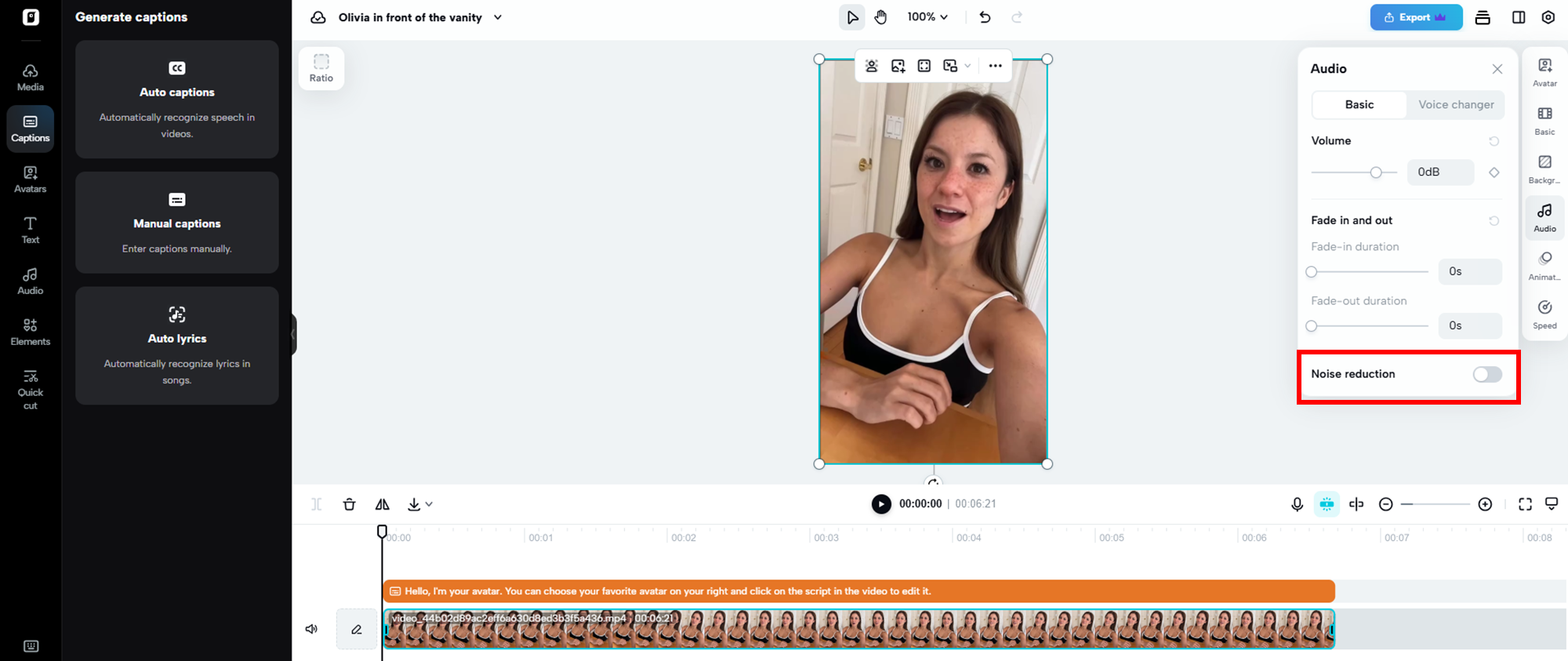 Bawasan ang ingay ng iyong video