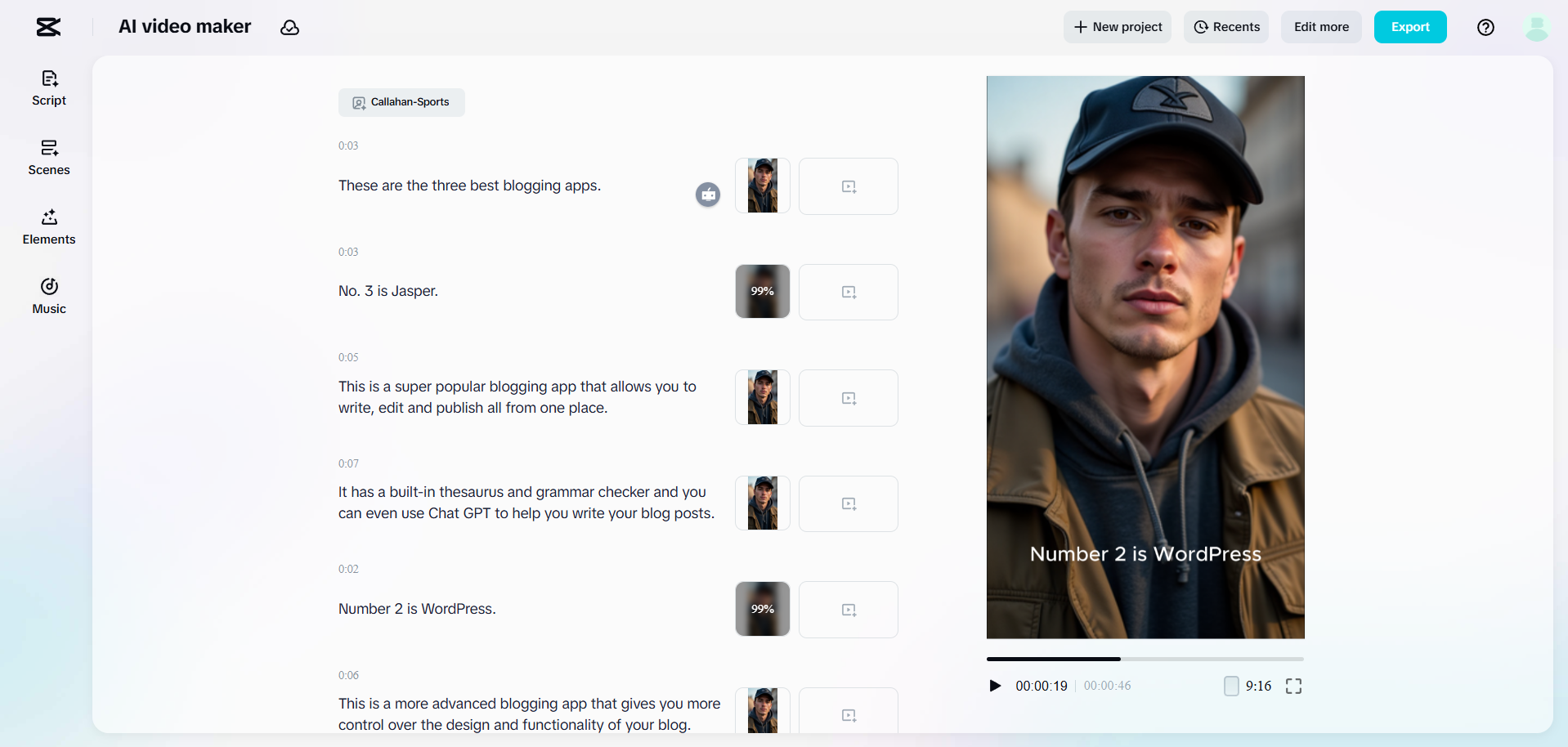 Realistic AI talking avatar