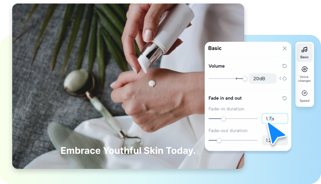 Nahtlose Integration mit Videobearbeitungs-Toolkit