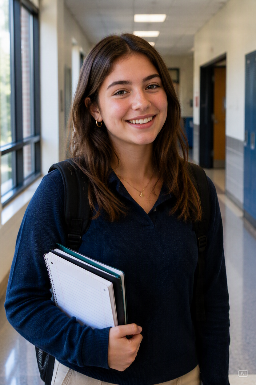 Yearbook photo candid image generated by Pippit