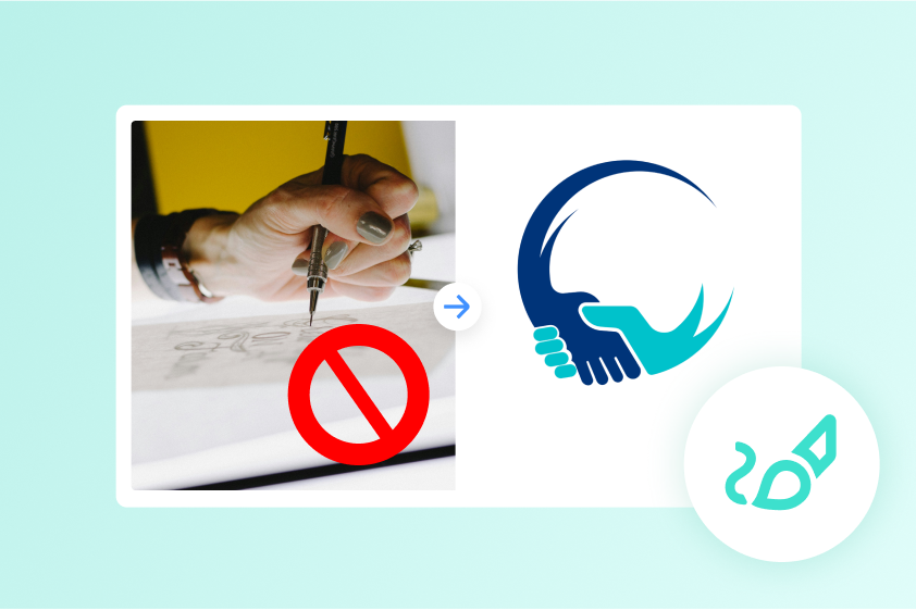 unique brand company logo