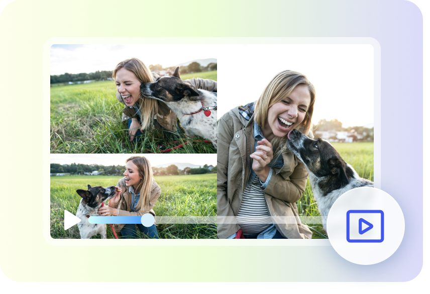 הצגת קליפים מרובים ביצרנית קולאז 'וידאו אחת של CapCut