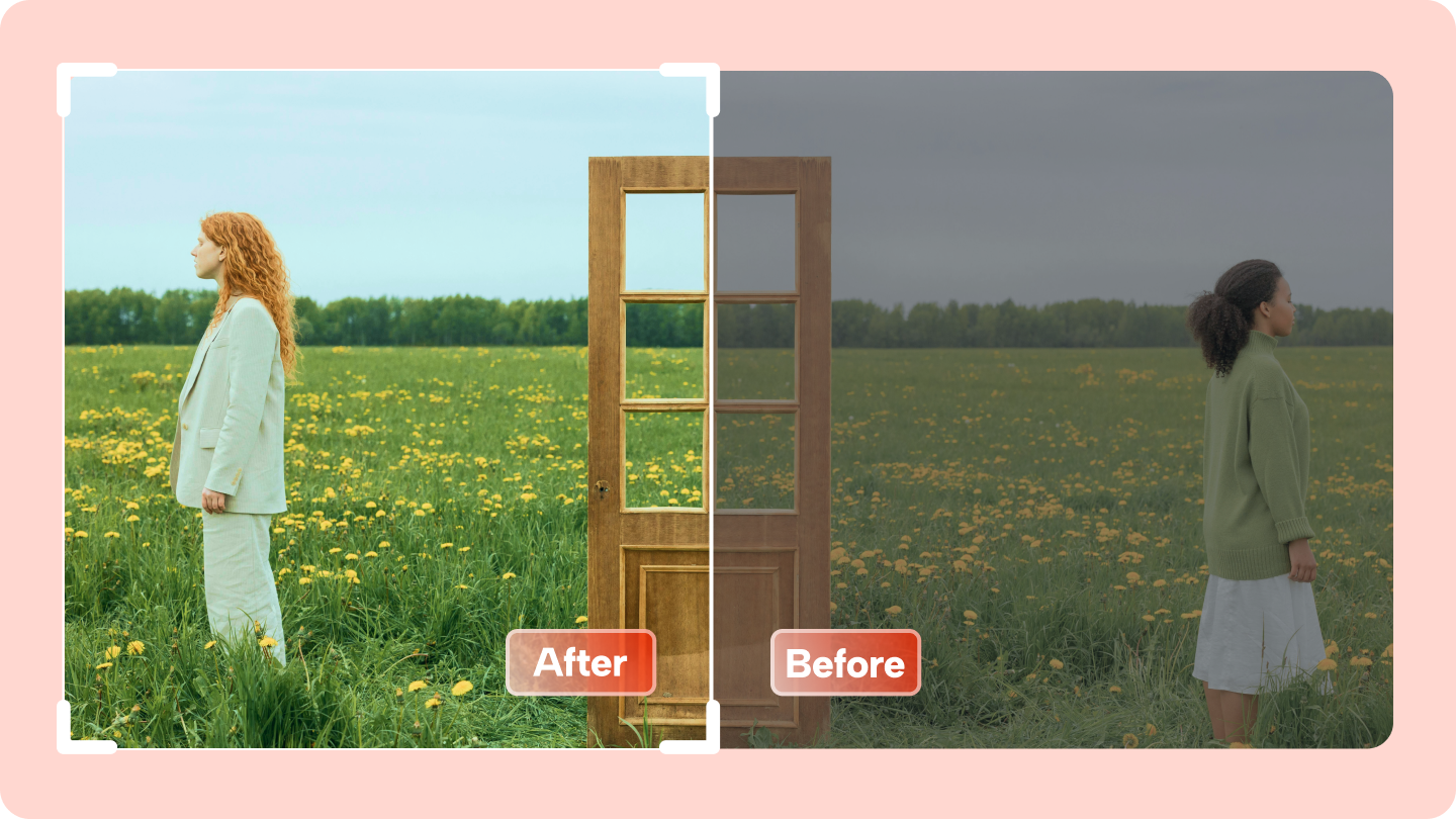 high contrast image vs low contrast image