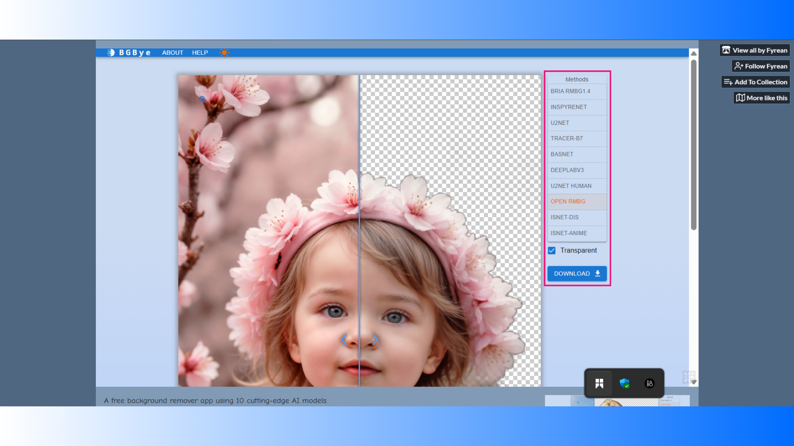 Select your preferred cutout