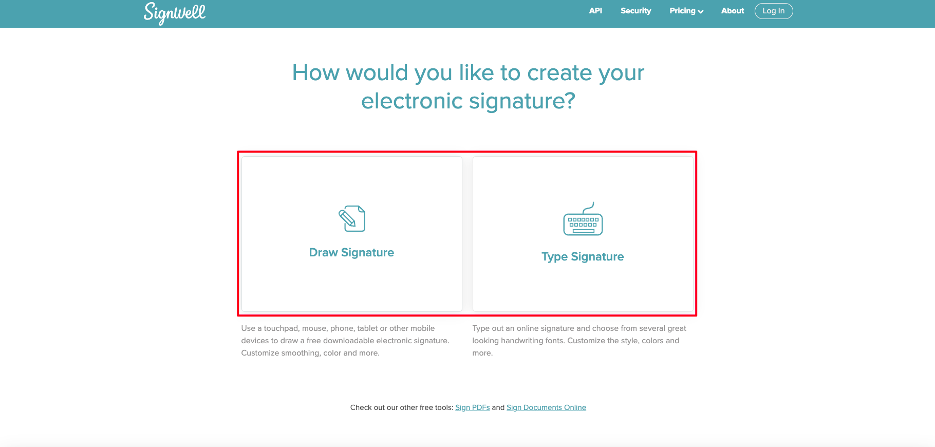 how to produce an electronic signature