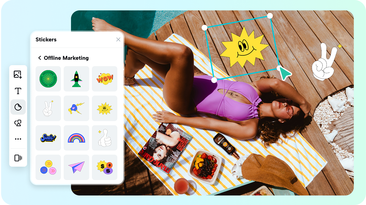 Polish inpainted image using rich elements