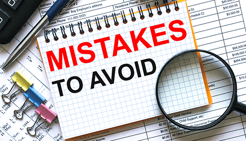 Ignore these mistakes