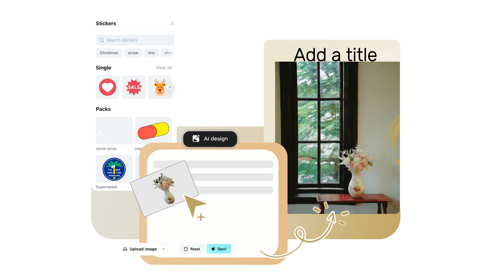 Customize Ramadan poster in CapCut
