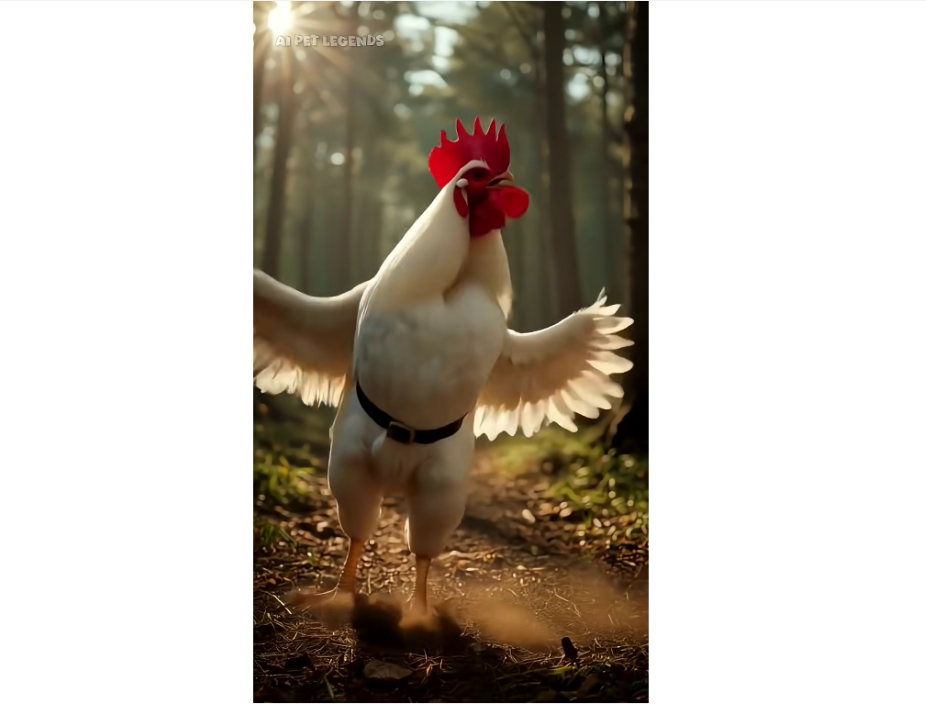 AiPetLegends's "Funniest Rooster Dance Ever! 🐔💃🤣 | You Can’t Stop Laughing!"