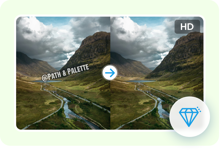  Image watermark remover with high-quality results