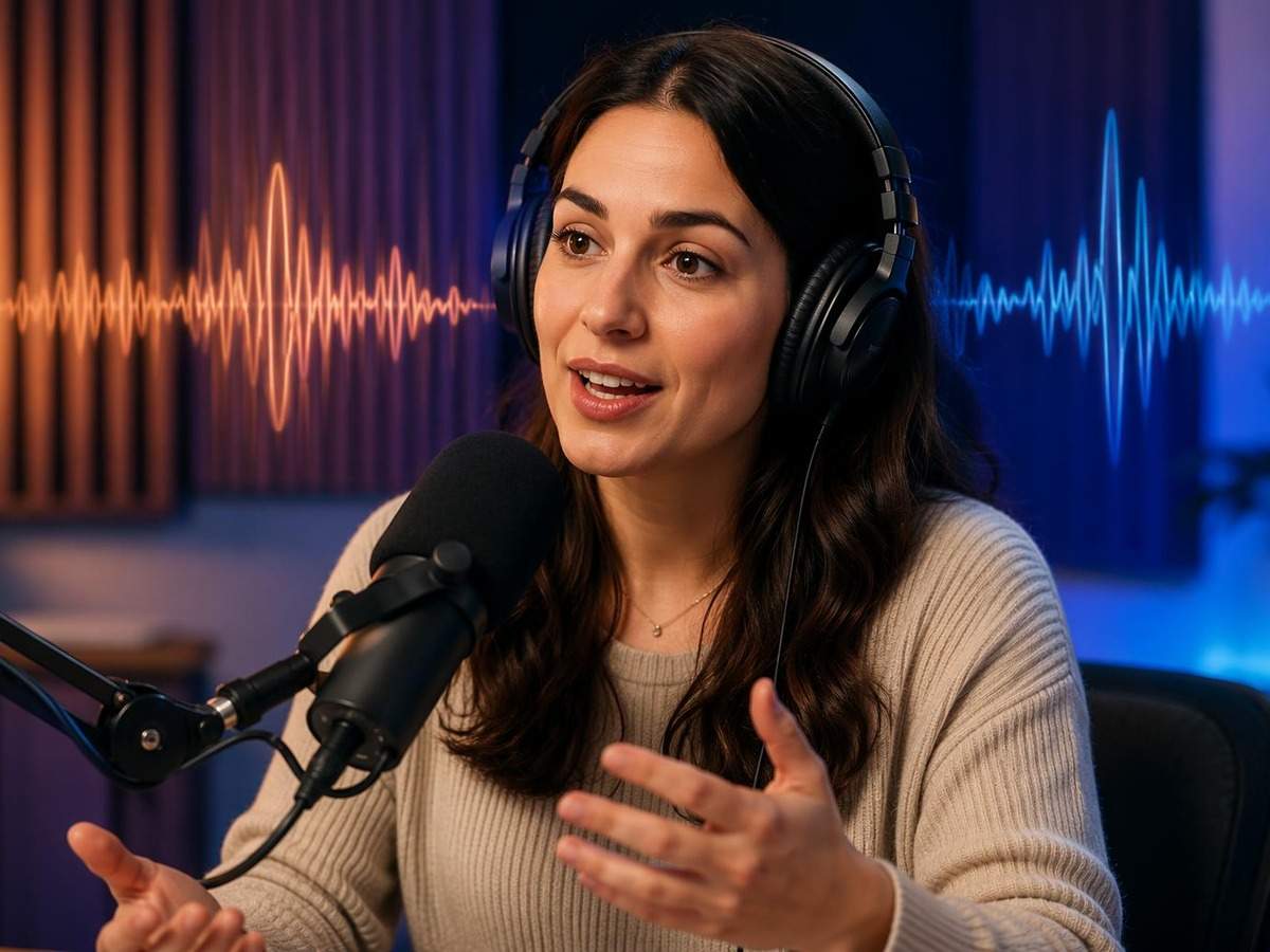 Podcast Übersetzung Lippensynchronisation Prompt Cover 2 in 4: 3