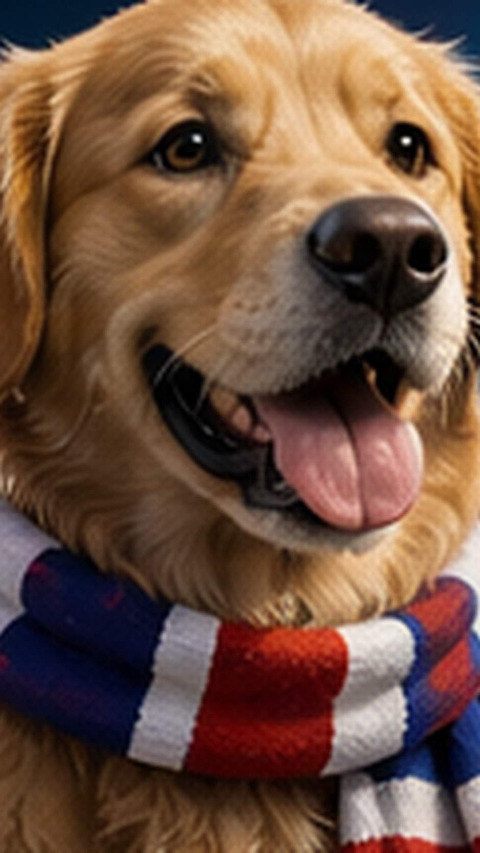 Héros mobile IA Pet Portrait de la Coupe du monde