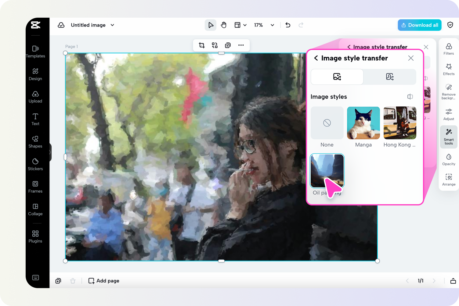 Refine and edit your image
