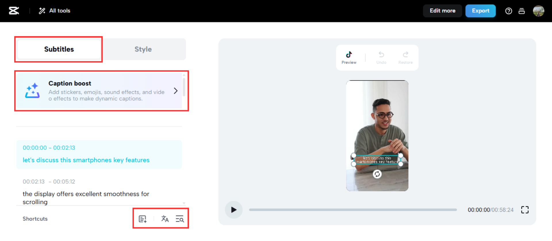 Upravte své titulky