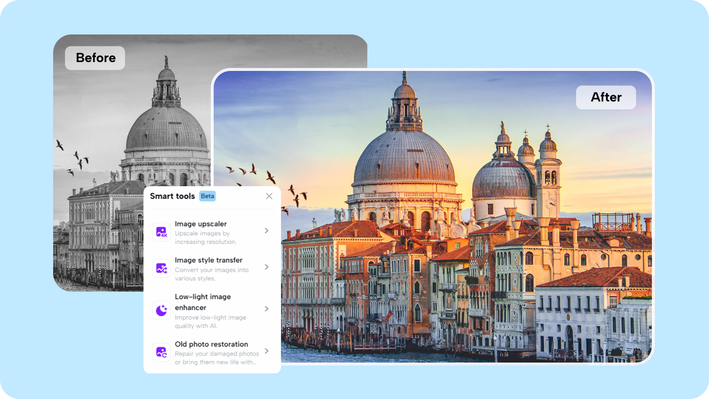 ai design for photo retouching