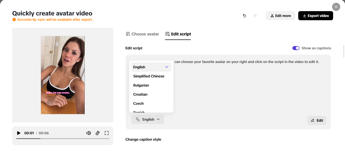 Select your language