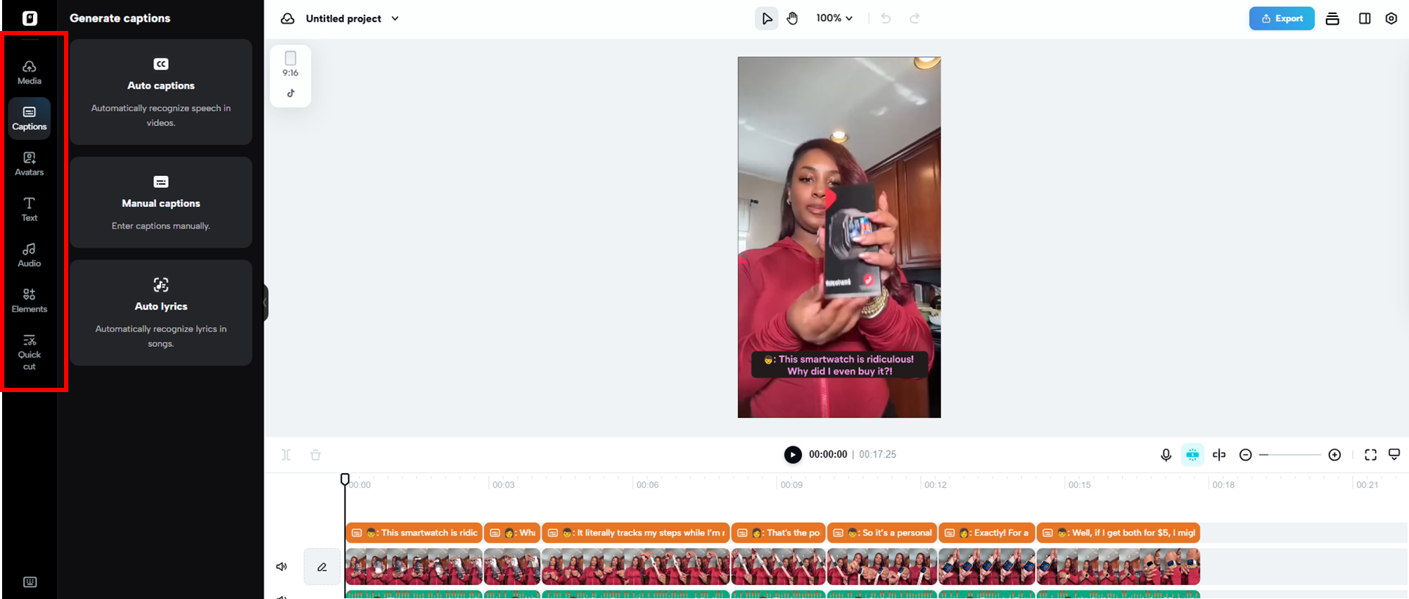 Edit and refine your video