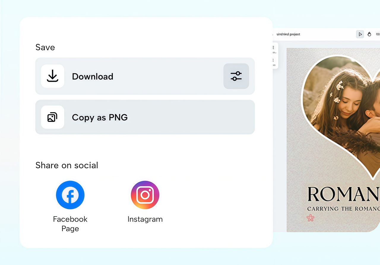 Arrange and download 