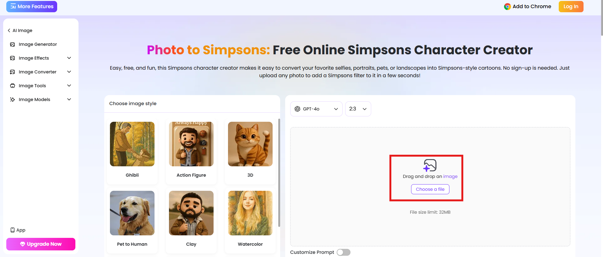 Upload a reference image