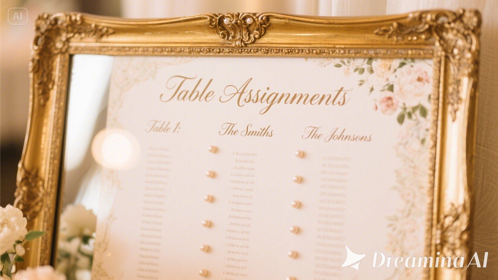 Vintage mirror elegance