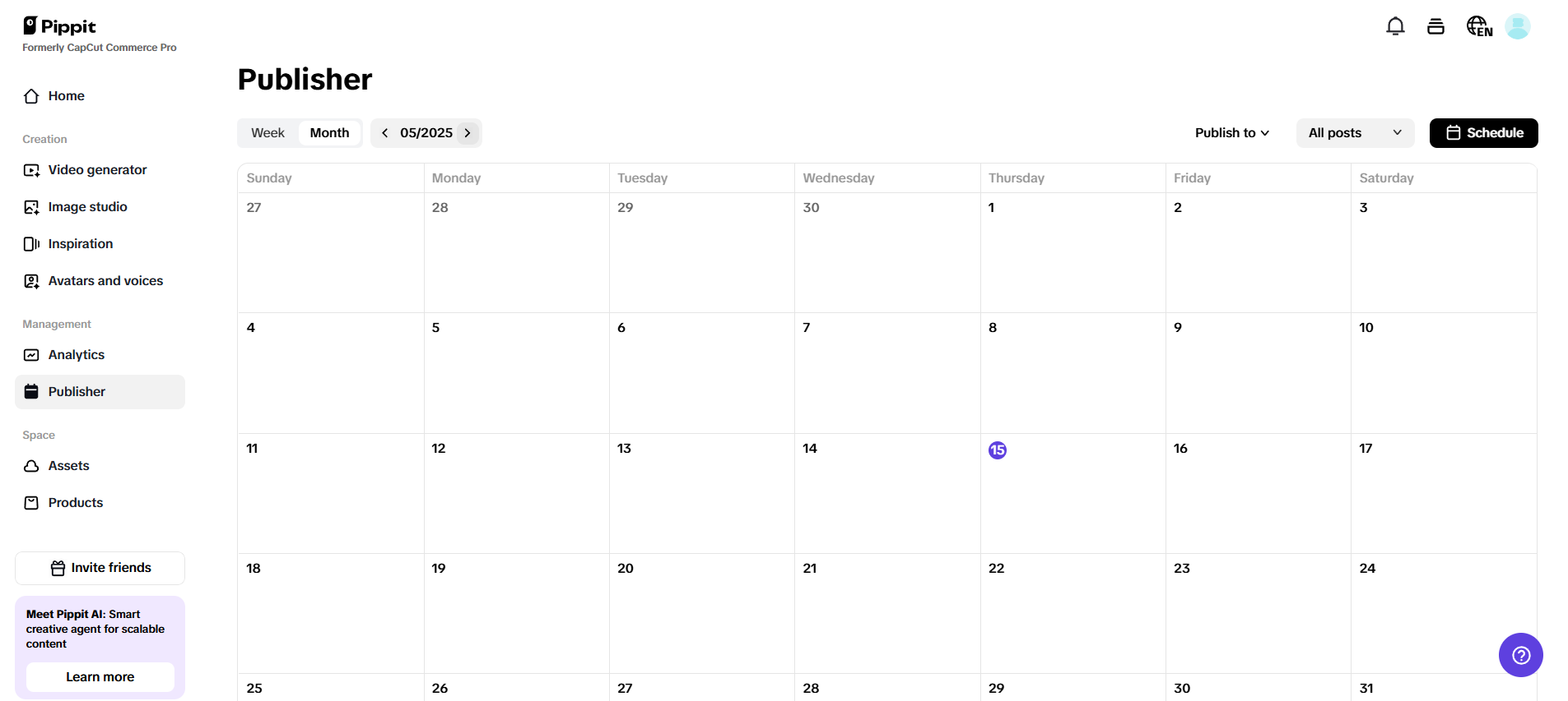Auto-publish at pag-iiskedyul