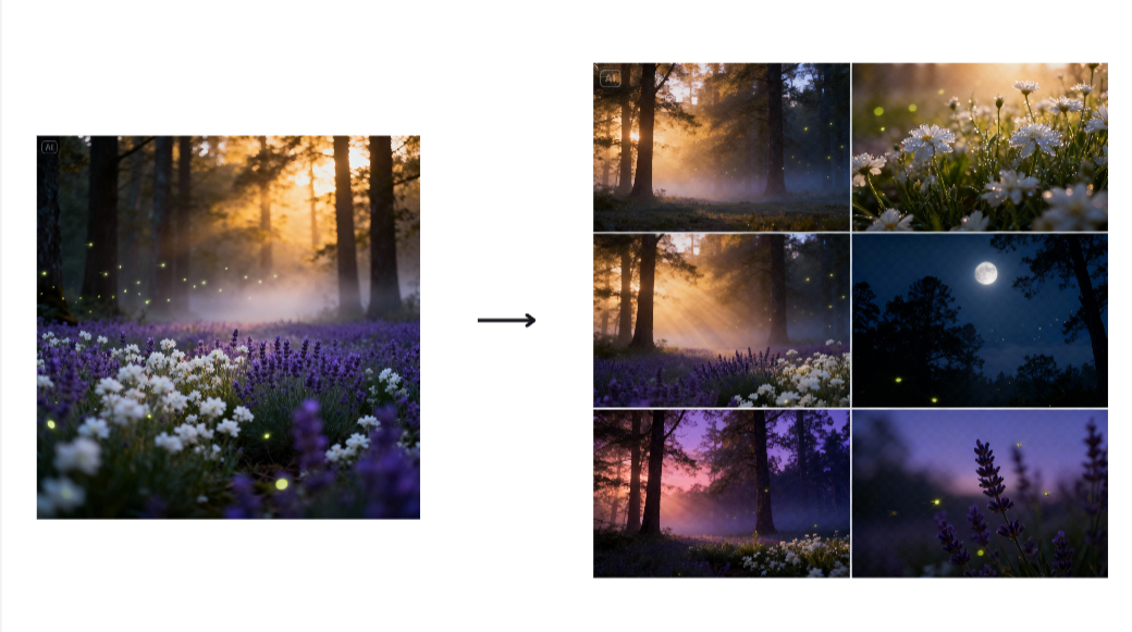 Dreamina 中的群組圖像生成功能