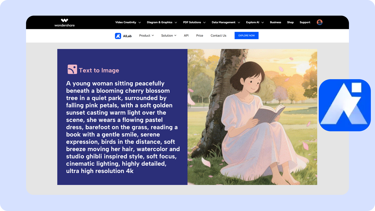 wondershare ai lab