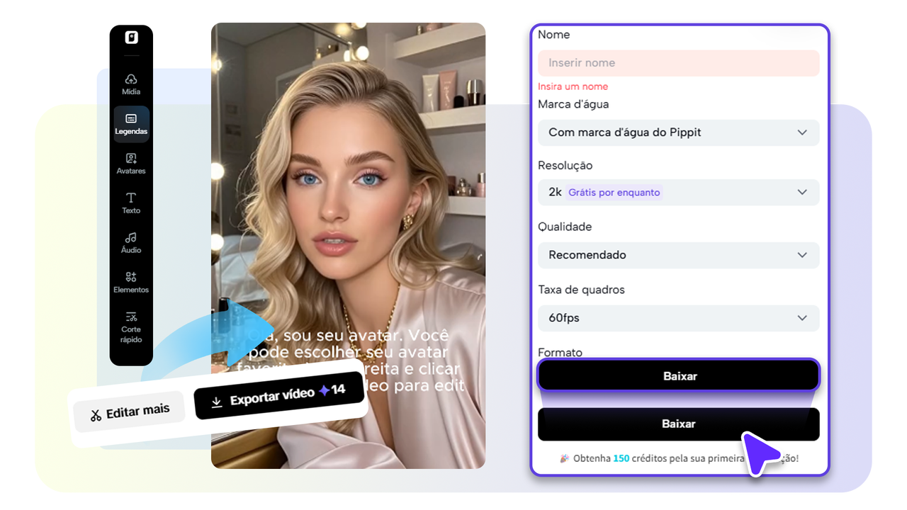 Exportar vídeo de anúncio finalizado